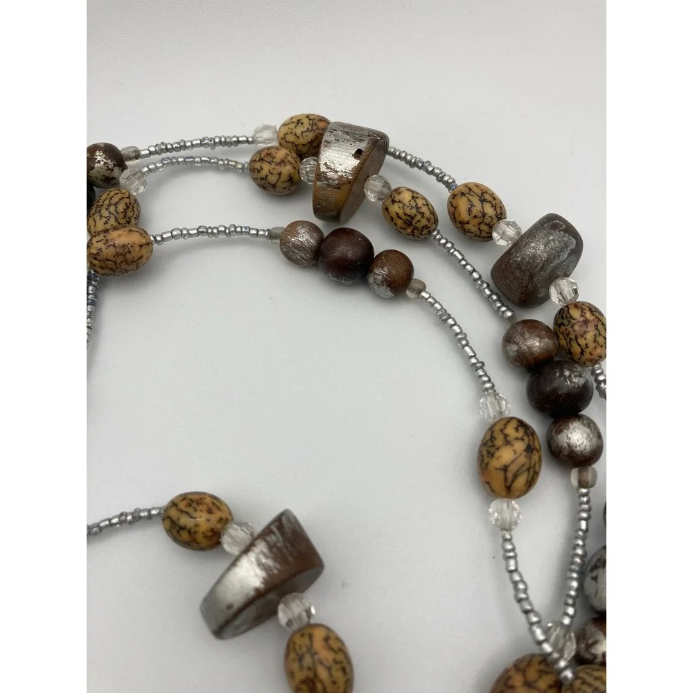 Boho Beaded Necklace Long Strand Costume‎ Jewelry Fashion Accessory